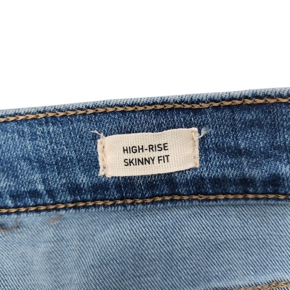 Kirkland Women's Blue High-Rise Stretch Skinny Jeans Classic Denim Size 20 (XXL) - Picture 9 of 14